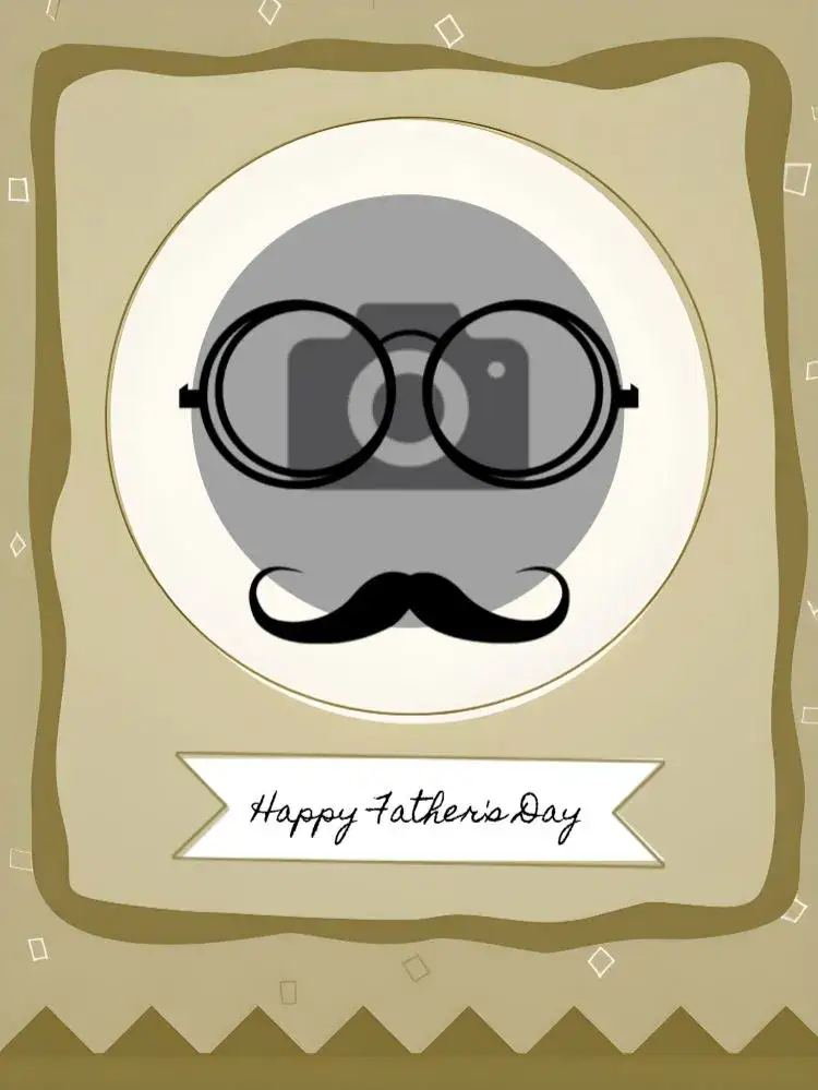 Invitation Father's Day Post With Family Photo – Most searched for theme modern, friendly, welcoming, colorful, minimalist