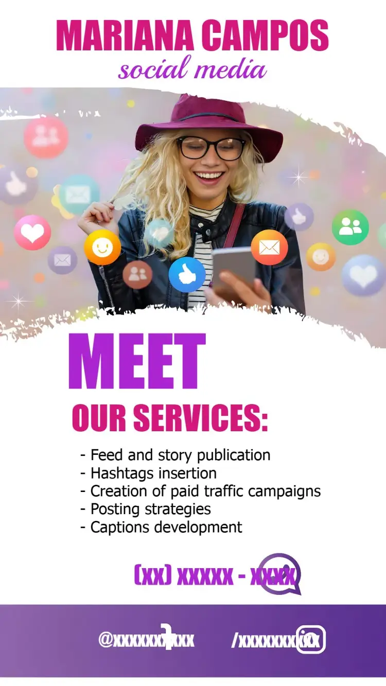 Social Media Flyer Business Card invitation