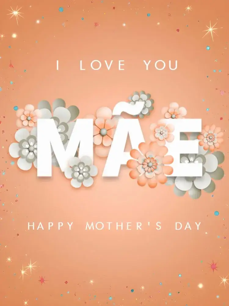 Invitation Mother's Day Love Post – Most searched for theme delicate, pastel, floral, modern, cozy