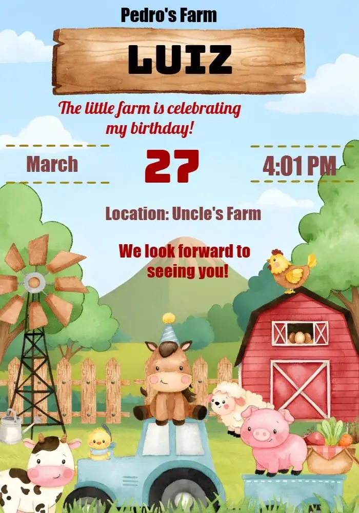 Red Farm invitation