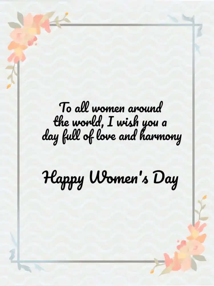 Invitation Post International Women's Day Female – Most searched for theme floral, delicate, modern, feminine, colorful