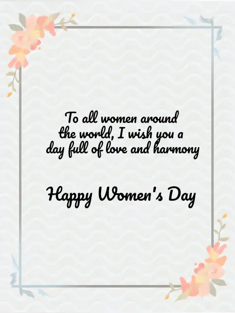 Post International Women's Day Female invitation
