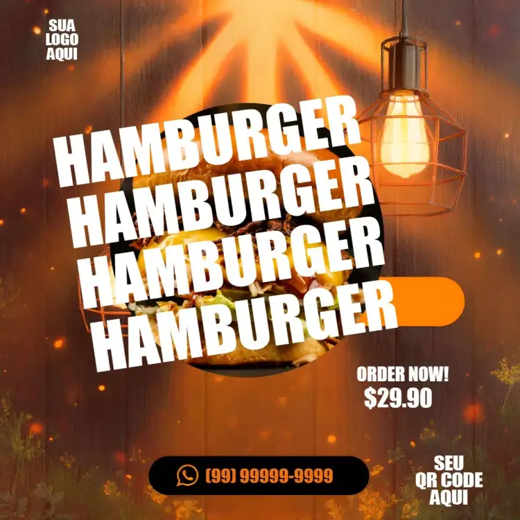Post For Burger Joint Burger invitation