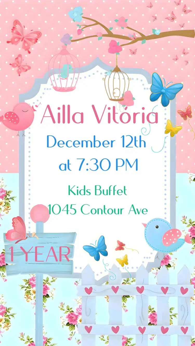 Enchanted Garden invitation