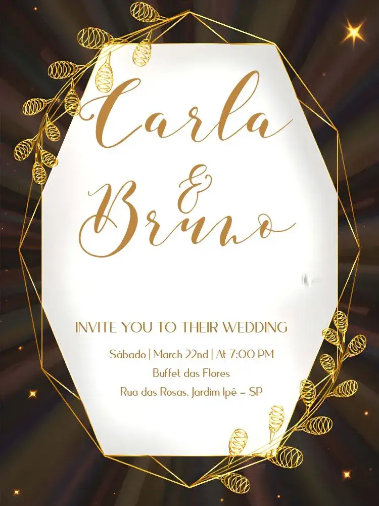 Ramos Raminhos Wedding invitation