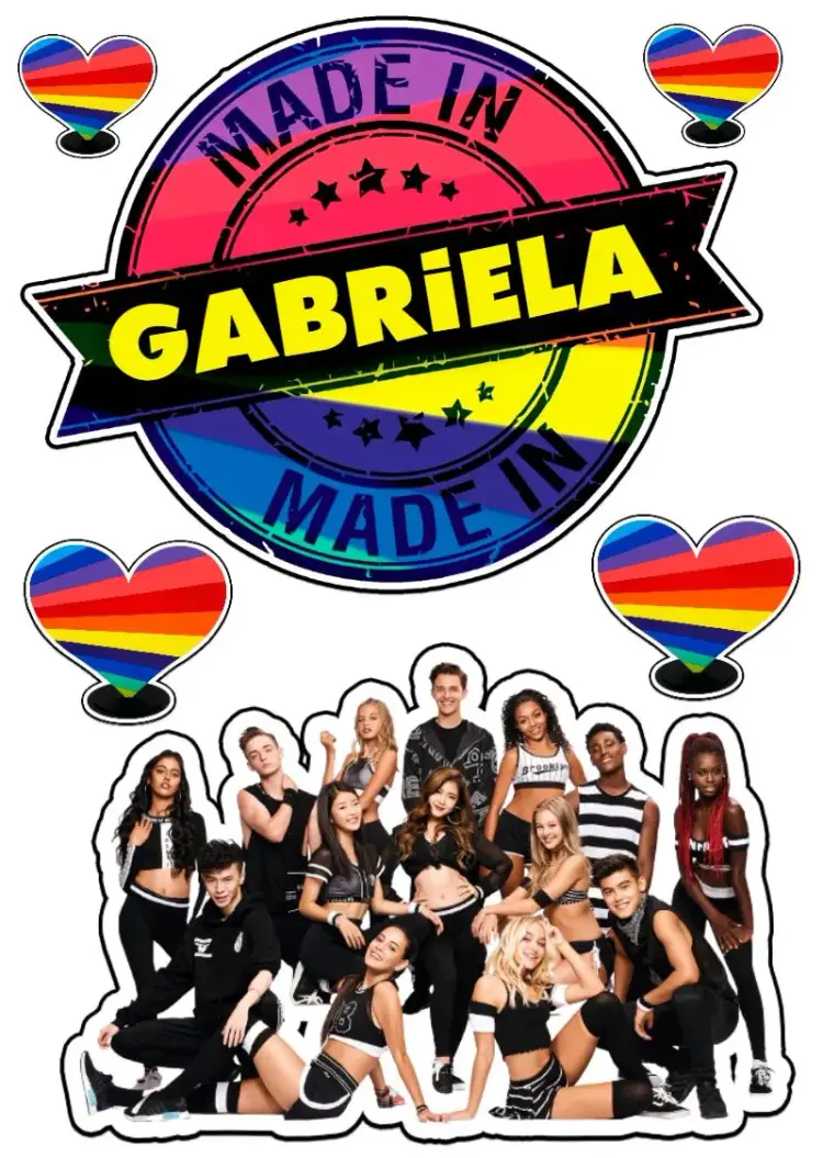 Topo De Bolo Now United invitation