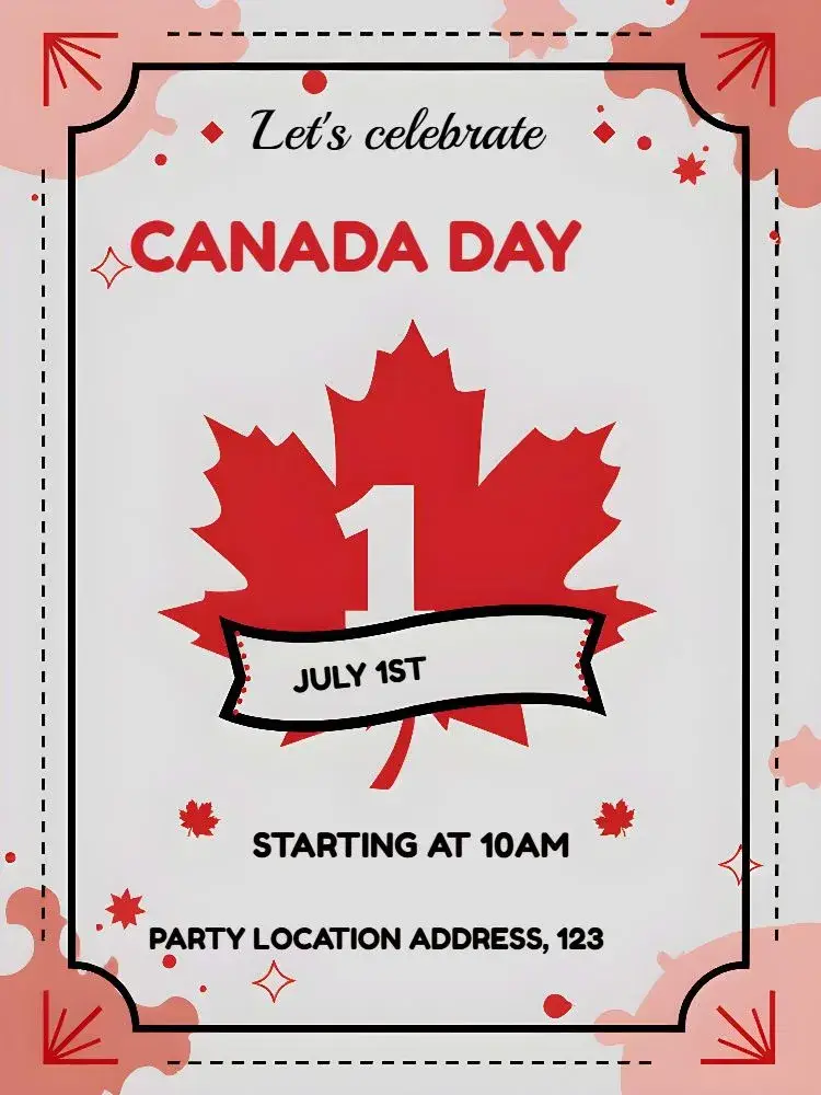 Canada Day invitation
