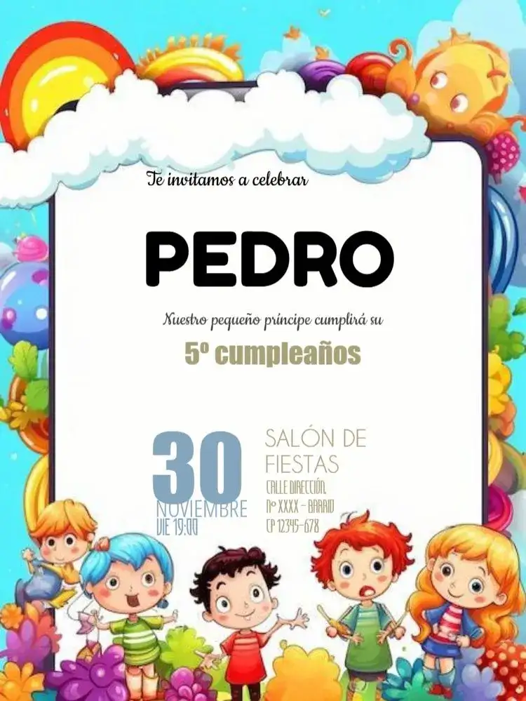 Niños Para Editar Infantil