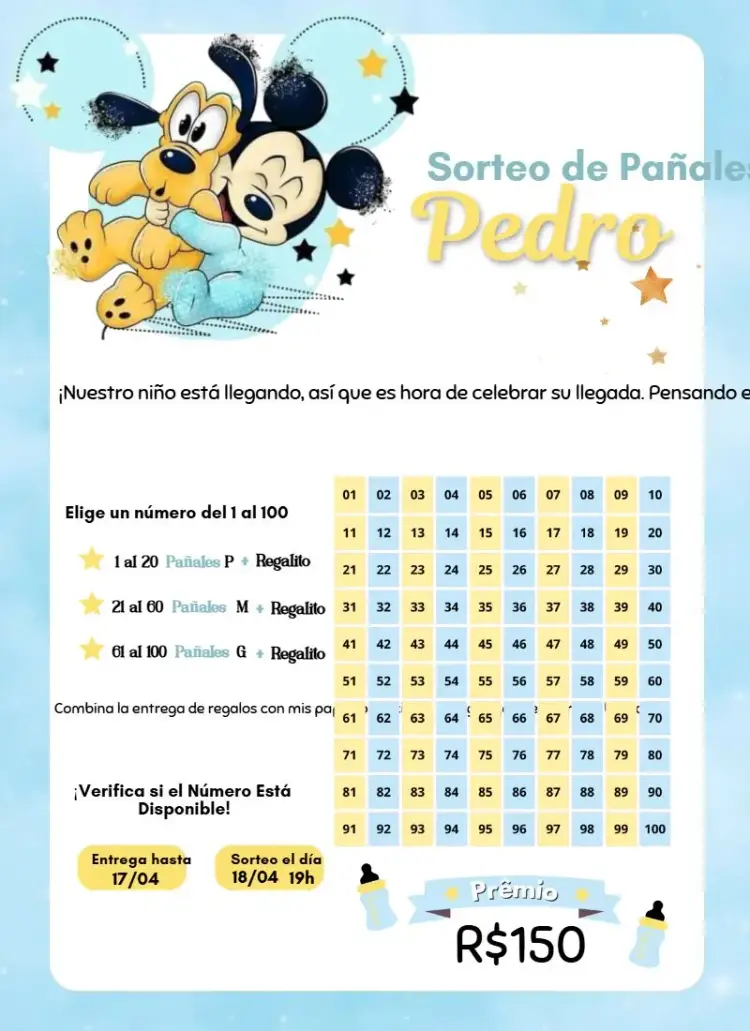 Invitación Mickey y Pateta Amigos