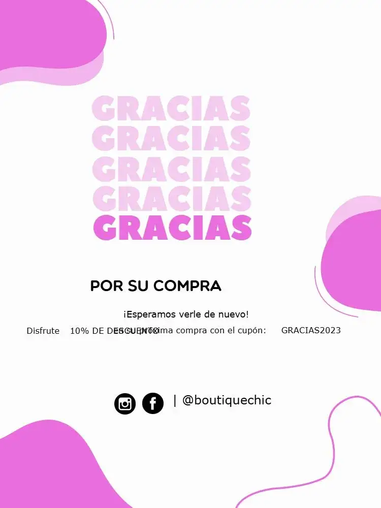Invitación Tarjeta De Agradecimiento Al Cliente Moderno Descuento – tema Tarjeta moderno, geométrico, claro, rosa, minimalista