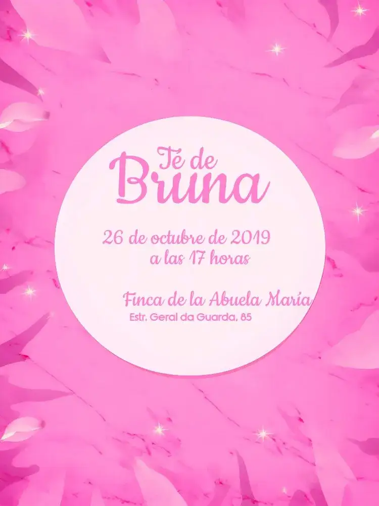 Invitación Despedida de Soltera en Casa – tema Despedida de Soltera floral, rosa, moderno, elegante, delicado