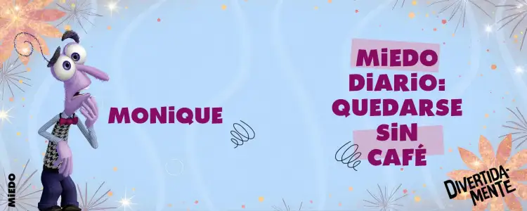 Arte Taza Divertida Mente 2 Miedo Pixar