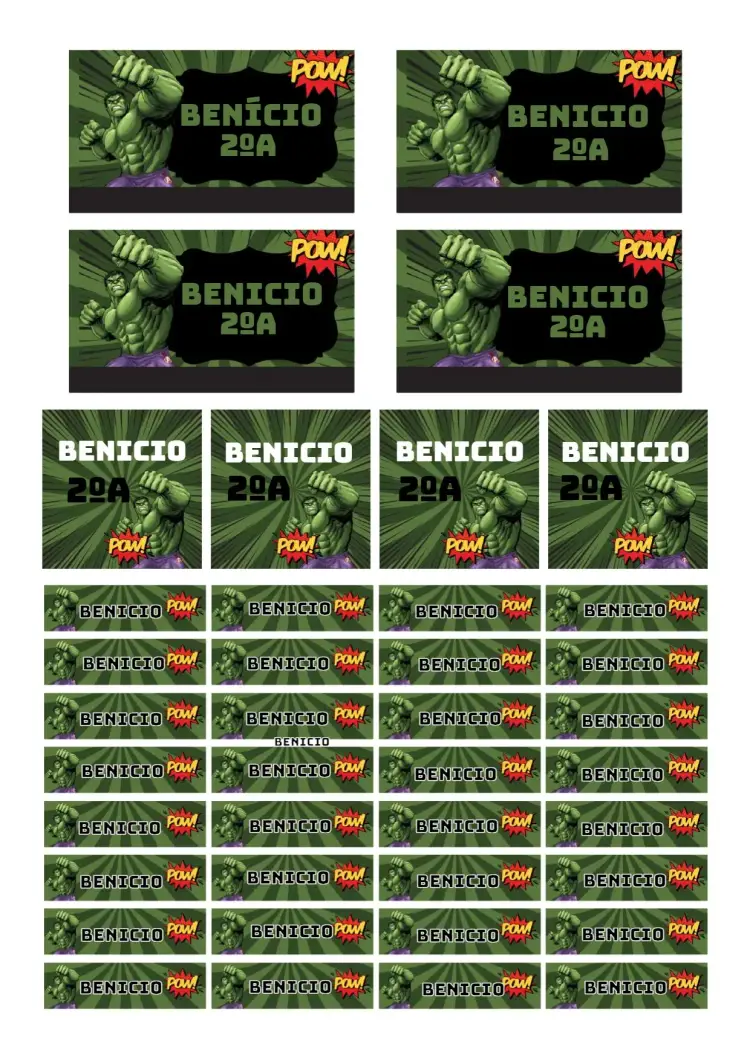 Invitación Etiqueta escolar Huck