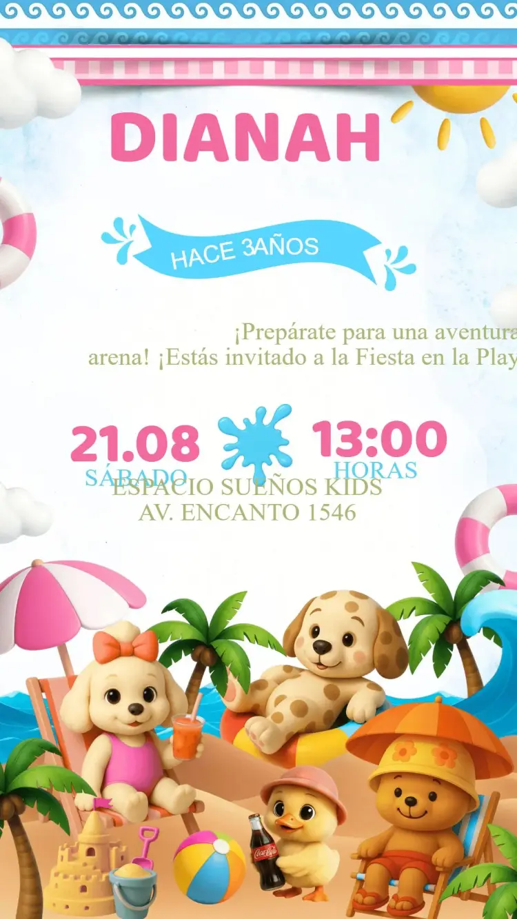 Invitación Cumpleaños Bobbie Goods