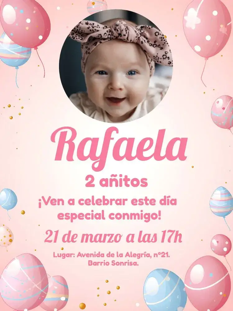 Invitación Pascua Con Foto Gris – tema Fechas Conmemorativas gris, rosa, blanco, moderno, divertido, infantil