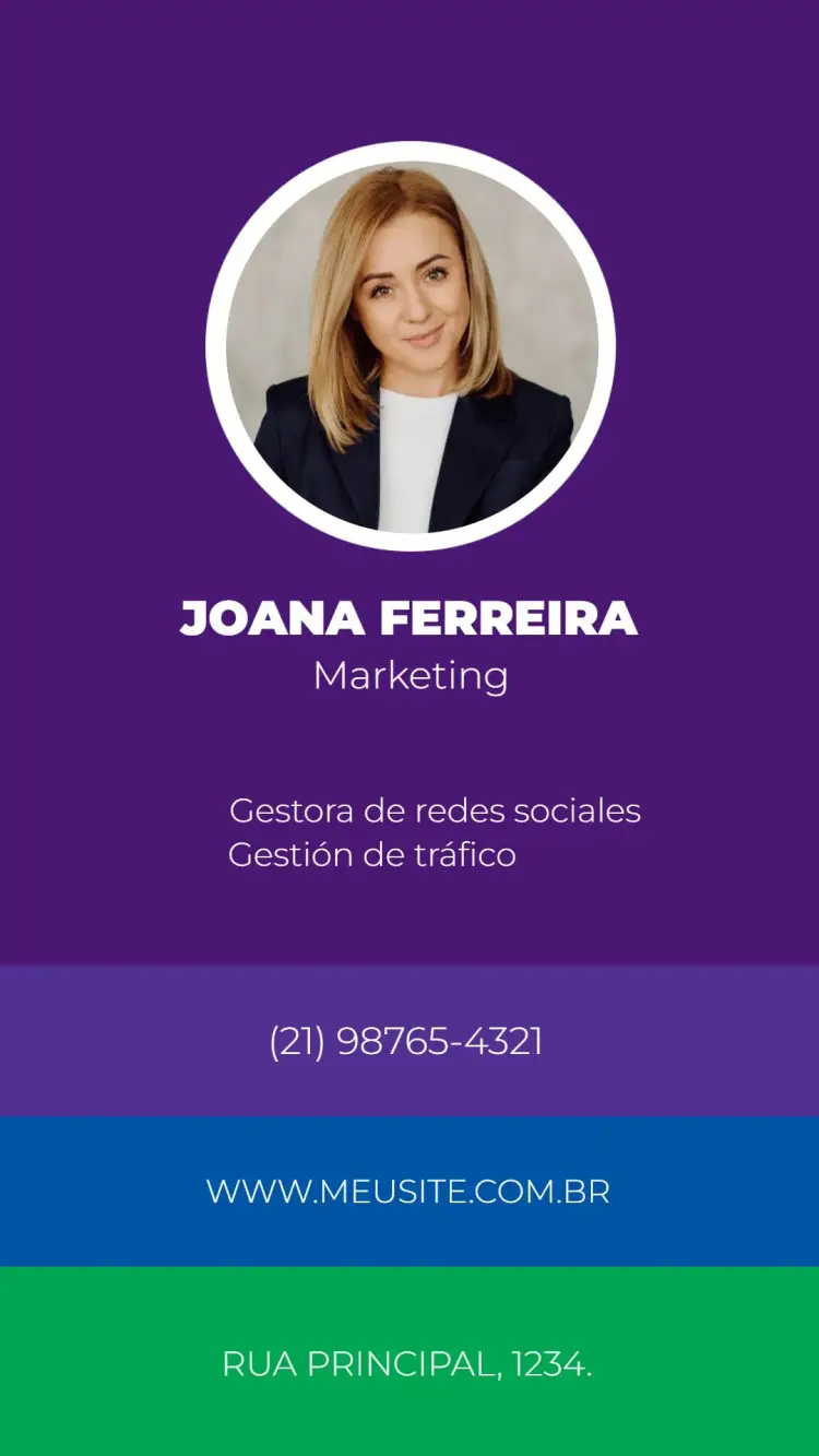 Invitación Tarjeta de Visita Digital - Marketing