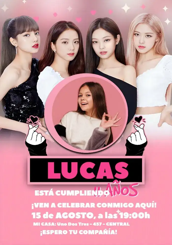 Blackpink Con Foto Blanco