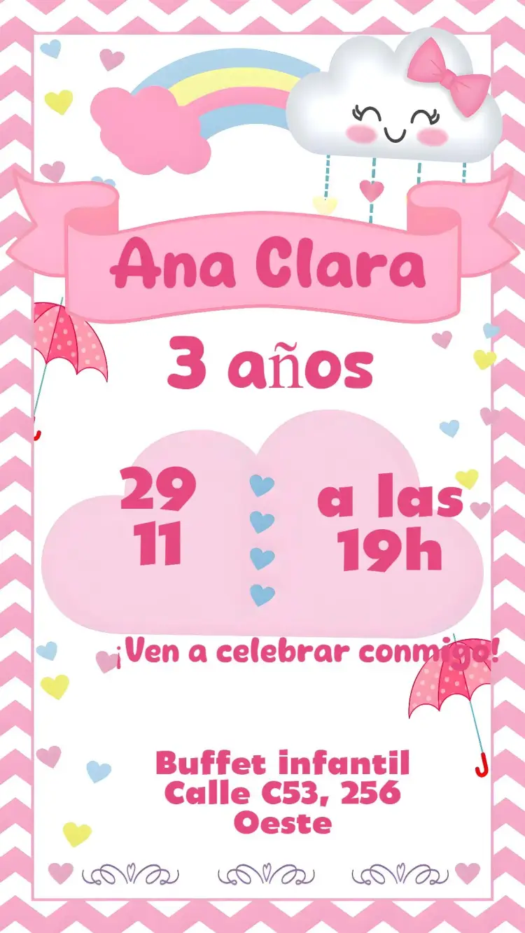 Invitación Lluvia de Amor