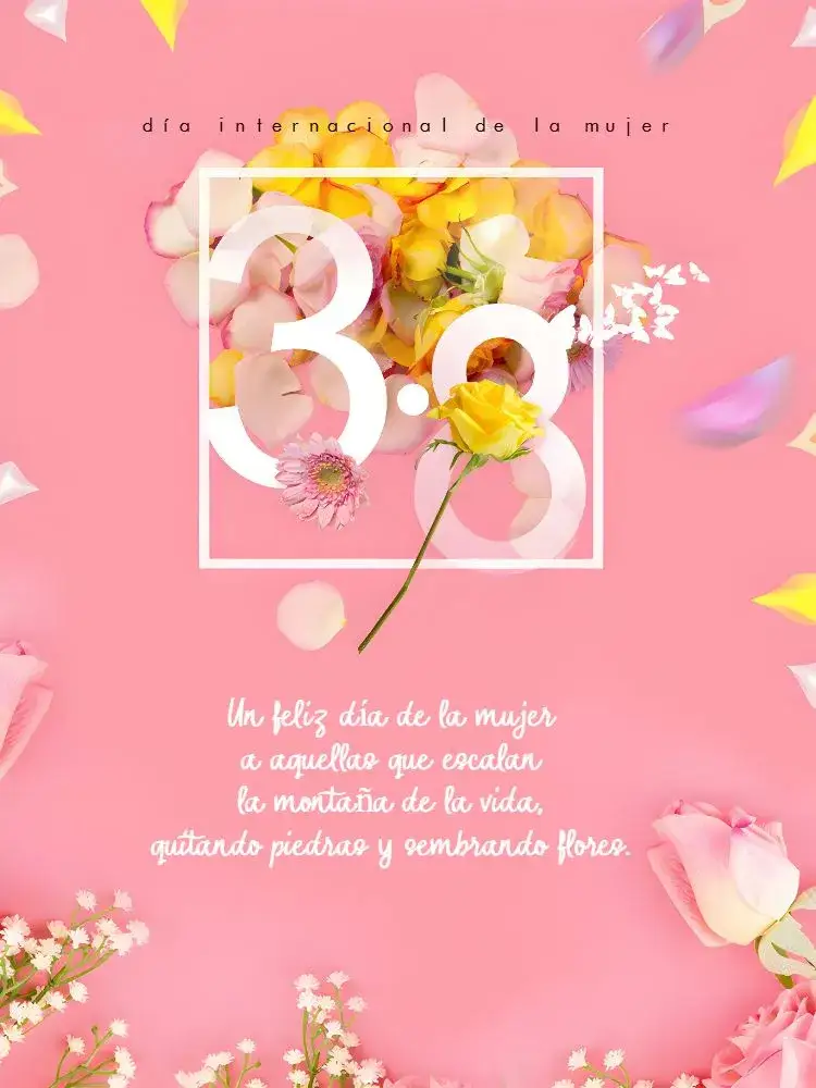 Invitación Publicación Día Internacional De La Mujer Trabajadora – tema Más buscados floral, moderno, femenino, elegante, colorido