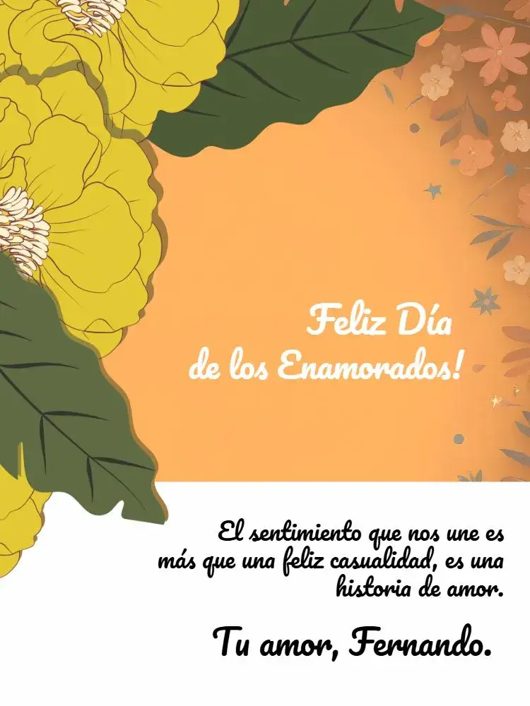 Invitación Tarjeta Día De Los Enamorados Flor
