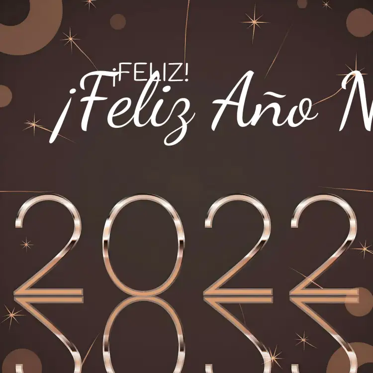 Invitación Publicación de Año Nuevo 2022 – tema Fechas Conmemorativas marrón, moderno, elegante, minimalista, festivo, acogedor