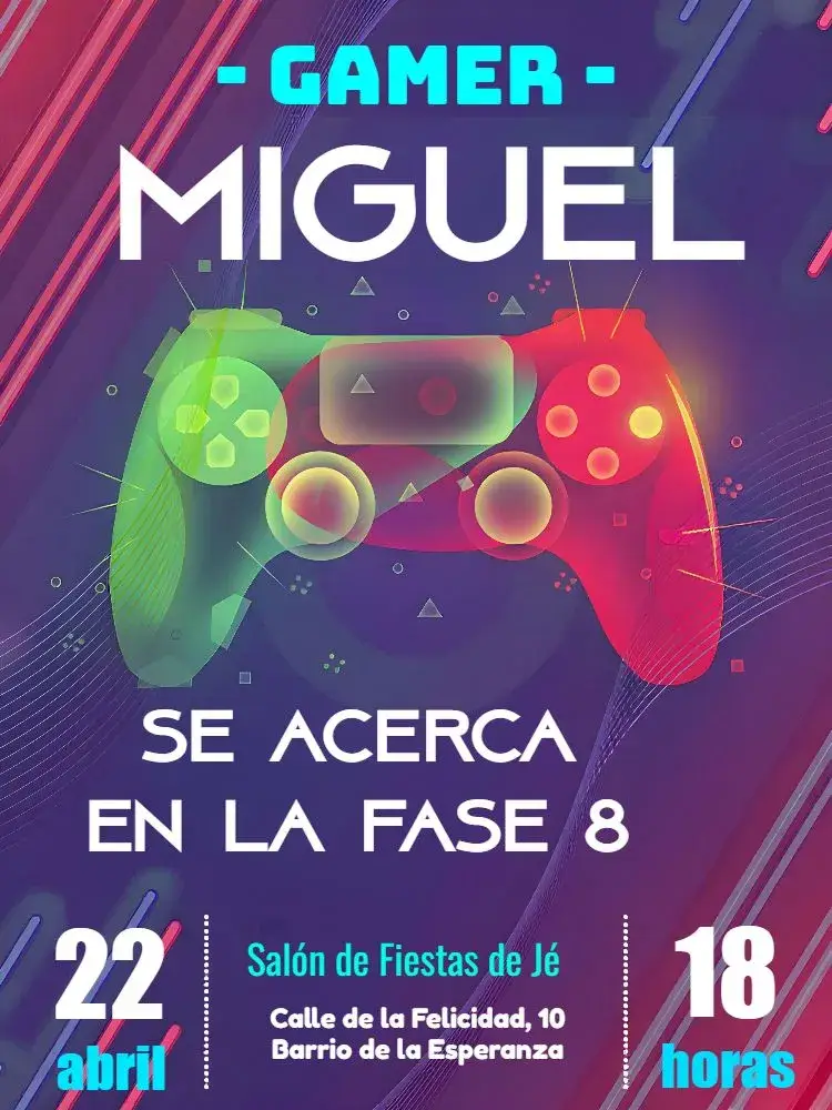 Invitación Playstation Control