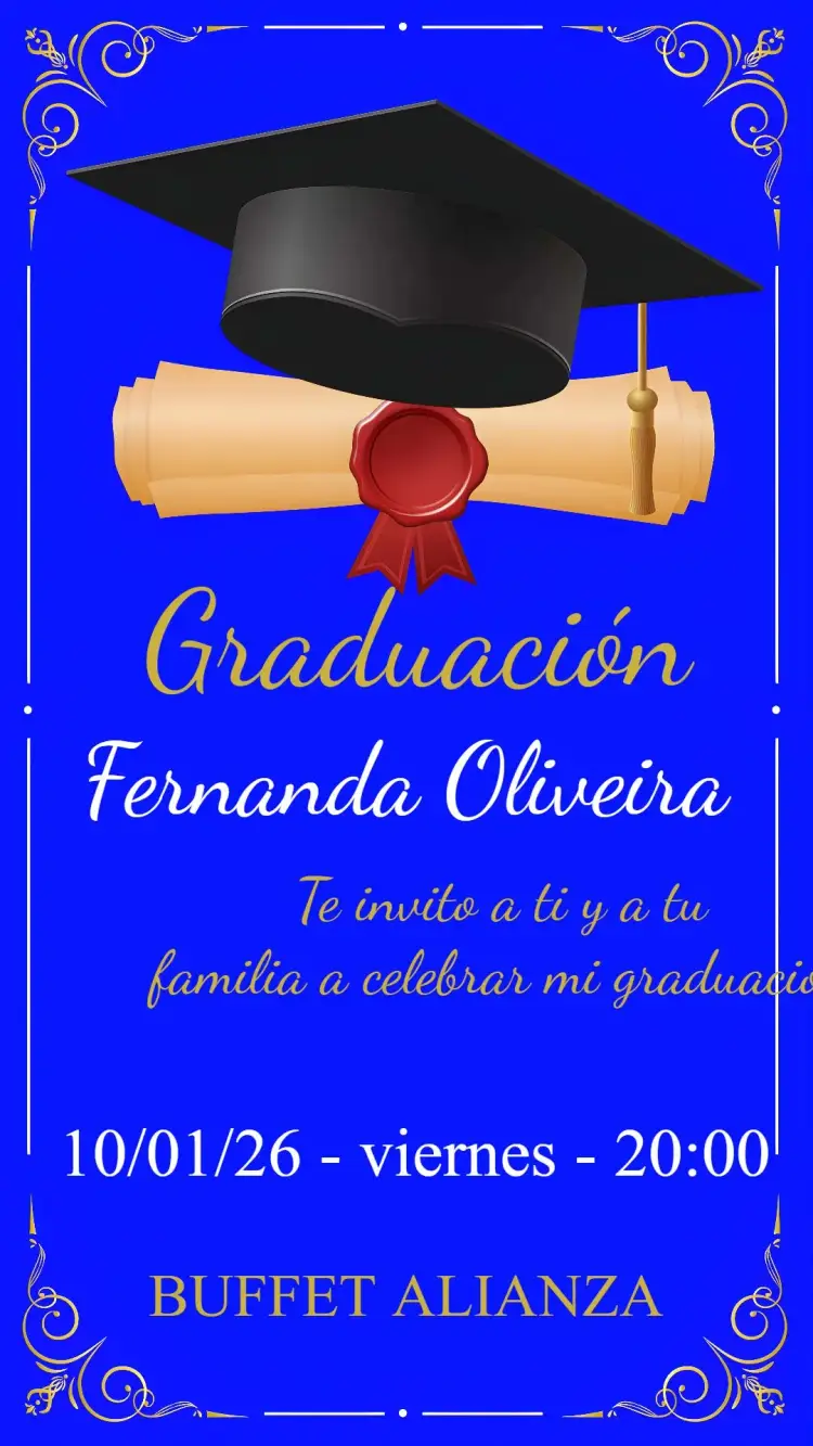 Invitación Graduación