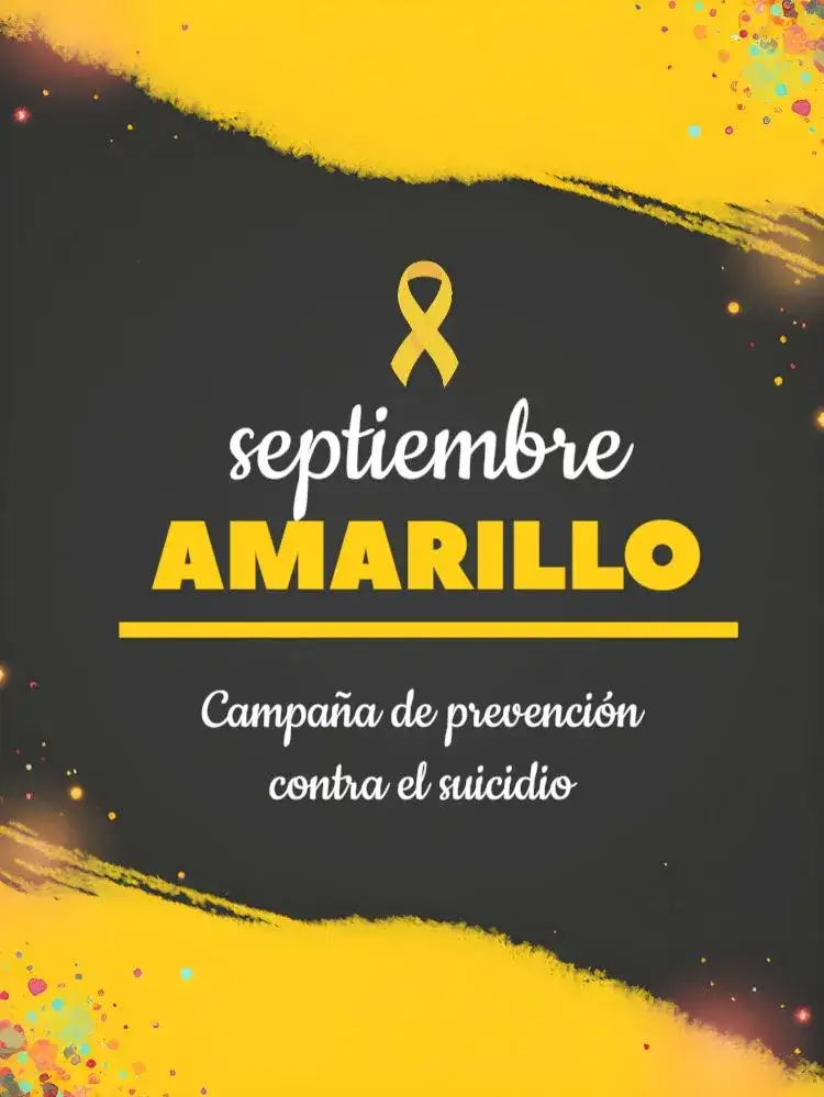 Invitación Publicación Para Campaña Septiembre Amarillo Prevención – tema Más buscados moderno, minimalista, impactante, sustentable, colorido, informativo