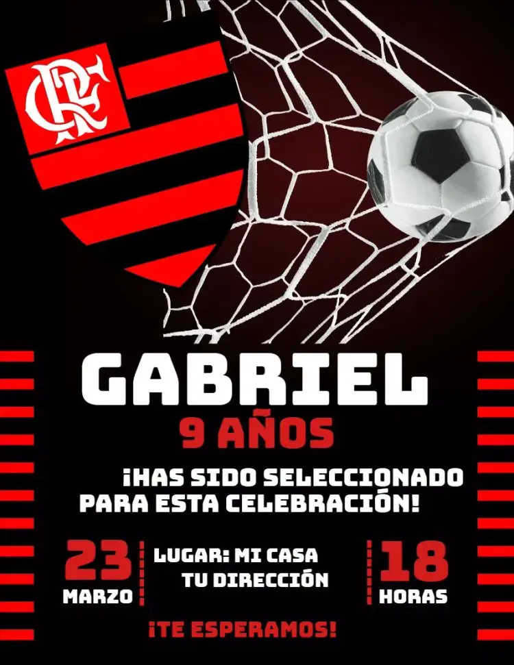 Invitación Flamengo 2