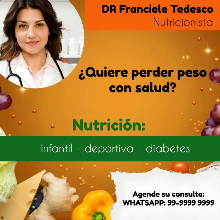 Invitación Publicación Para Nutricionista Con Foto Blanco