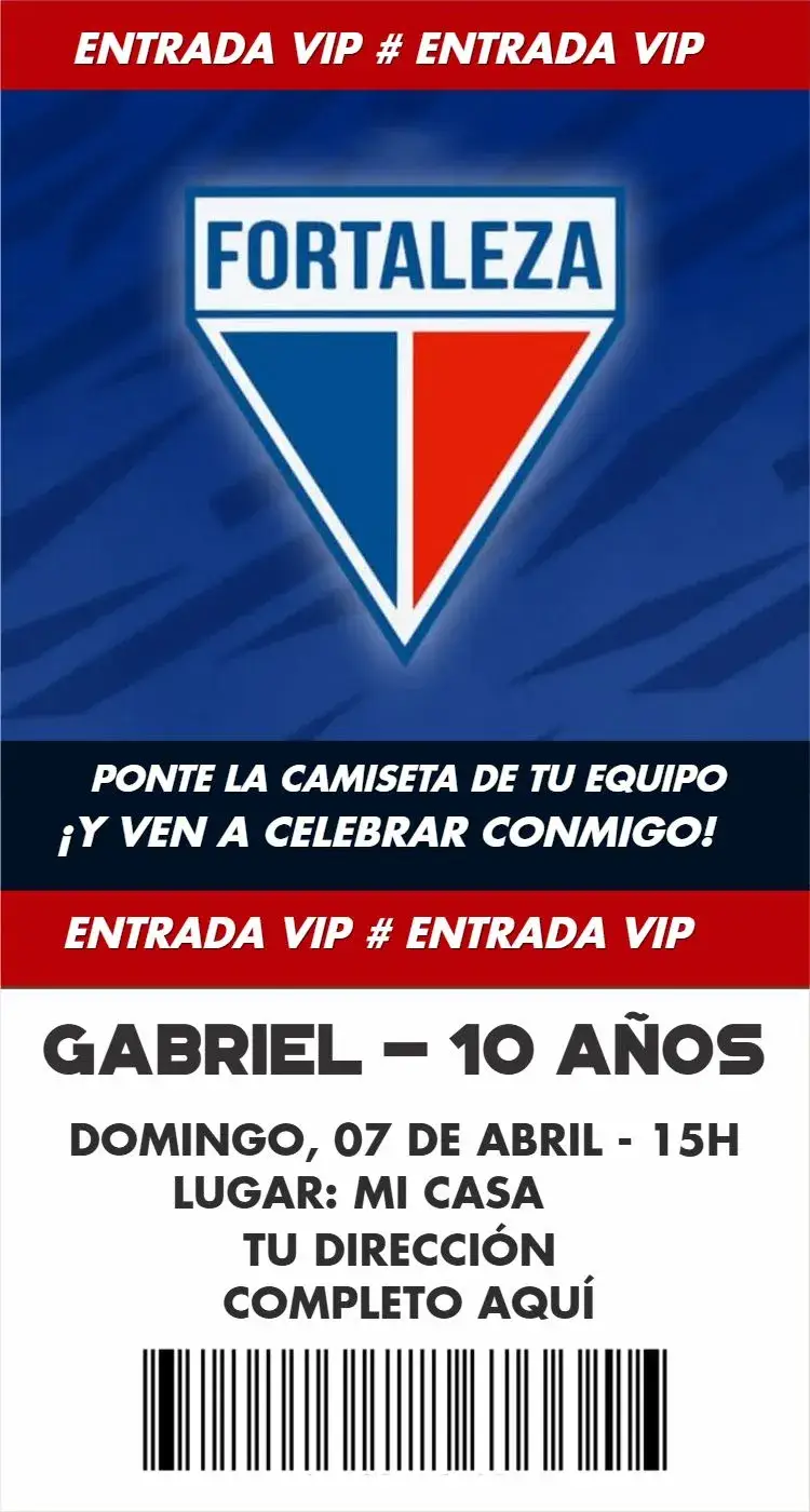 Invitación Entrada Fortaleza