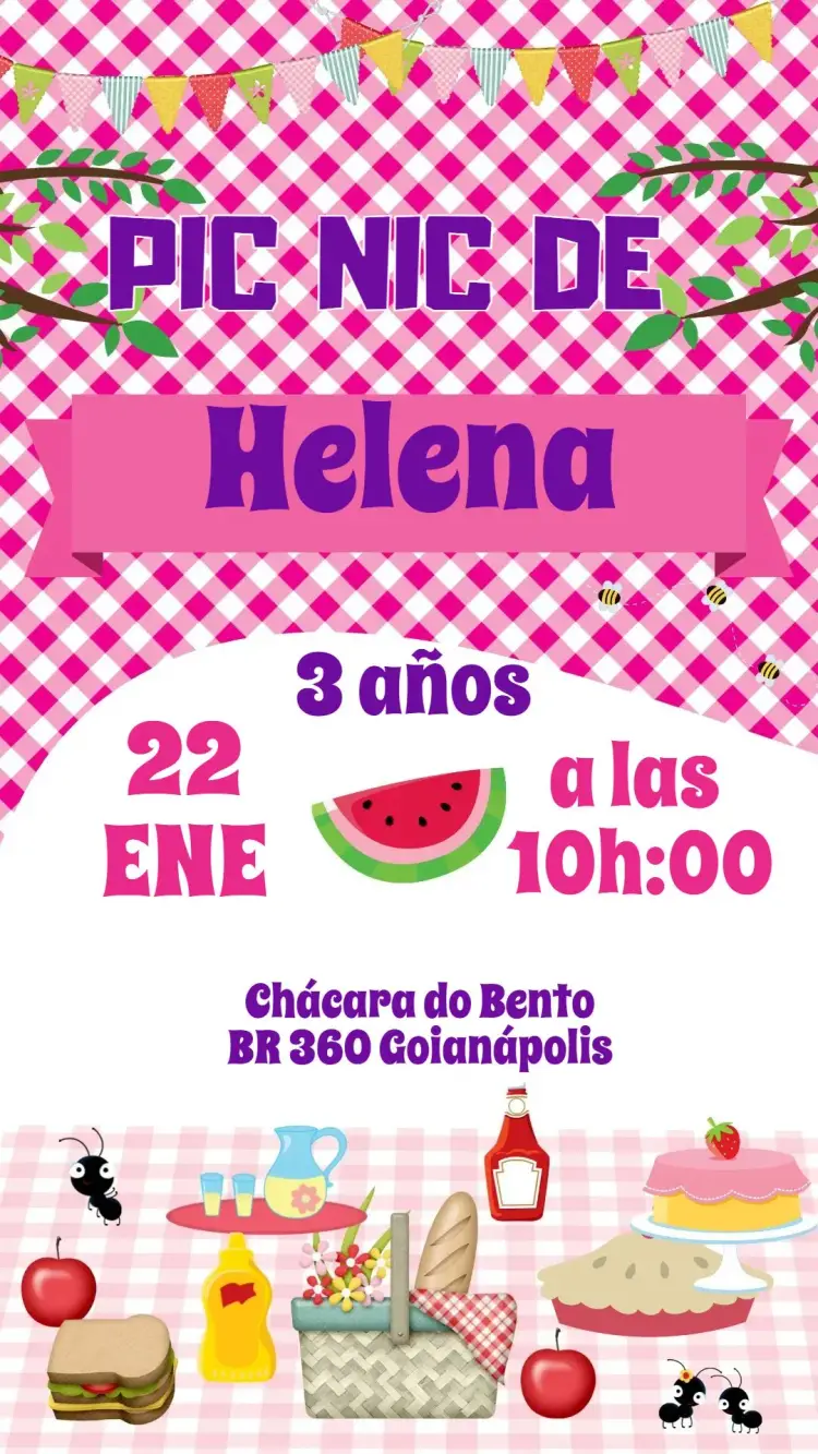 Invitación Pic Nic