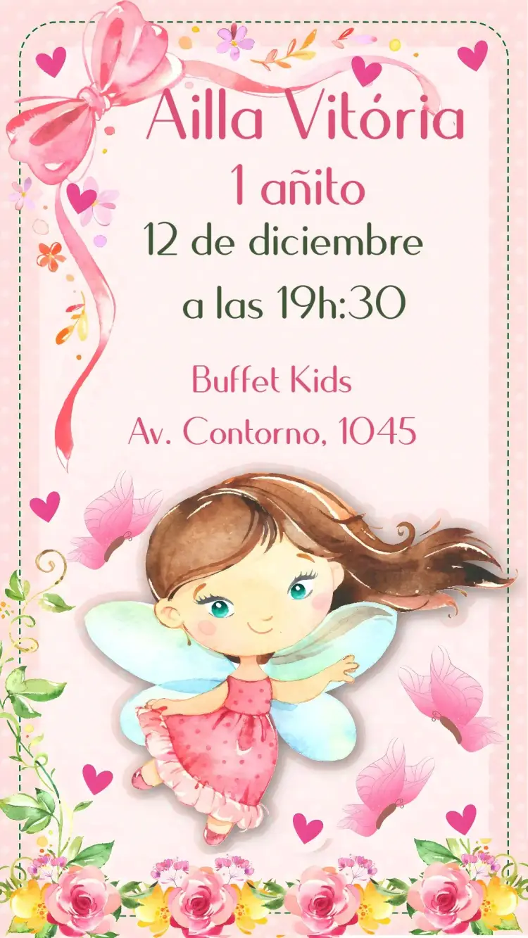 Invitación Hada
