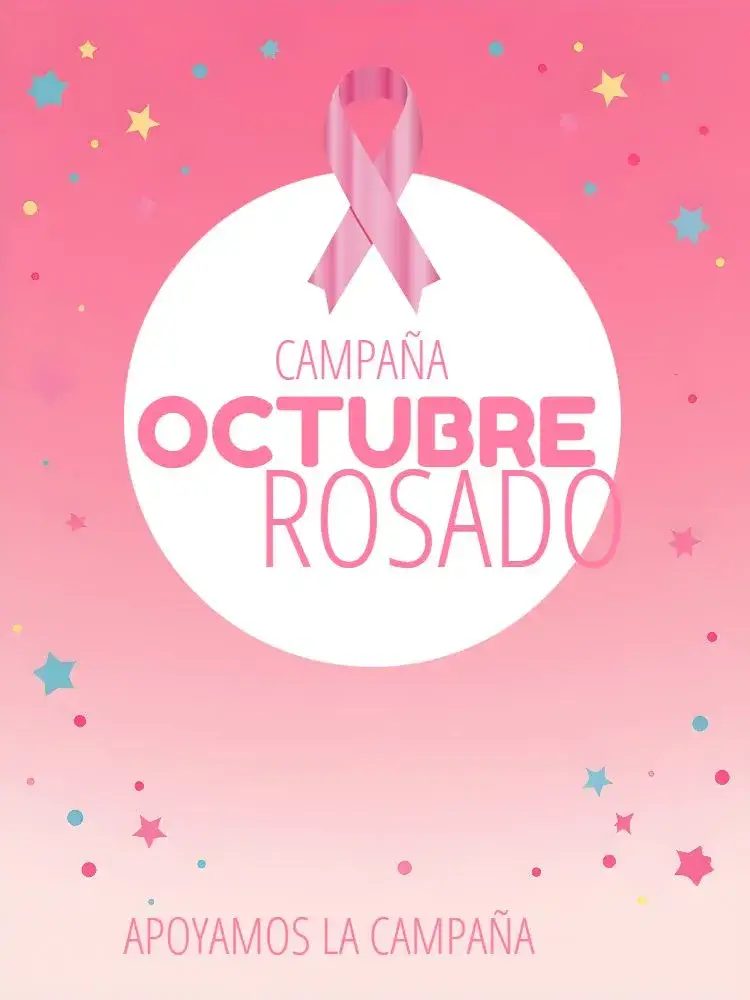 Invitación Publicación Para la Campaña de Octubre Rosa – tema Más buscados tonos suaves, minimalista, moderno, inspirador, floral