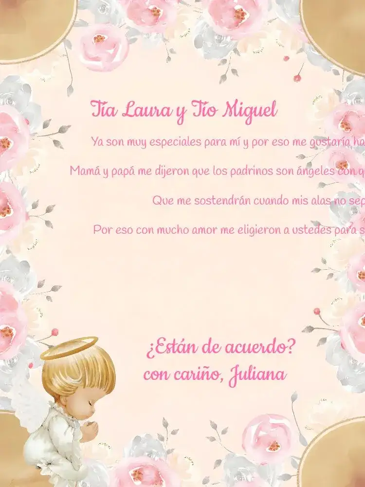 Padrinos De Bautismo Angelito Ramos
