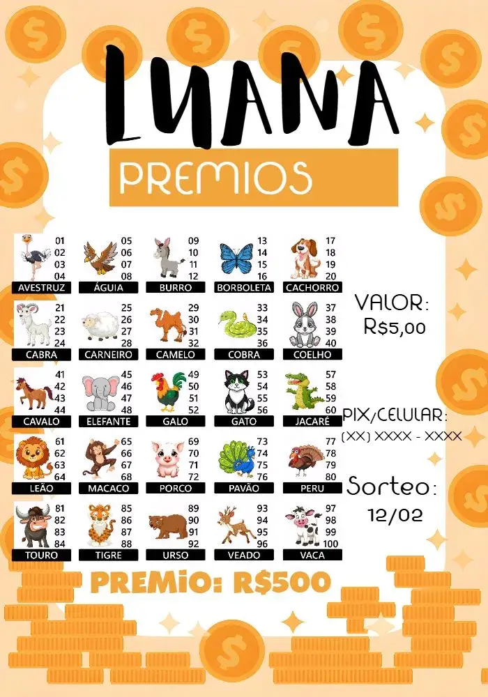 Invitación Sorteo De Mascotas Premios Animalitos editable y personalizable