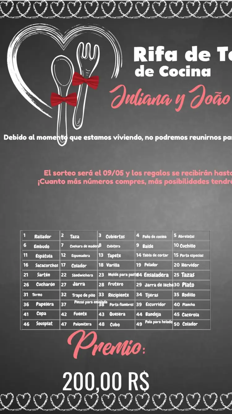 Invitación Té Rifa De Cocina Pizarra Tiza Olla – tema Despedida de Soltera pizarra, rústico, moderno, colorido, divertido, minimalista