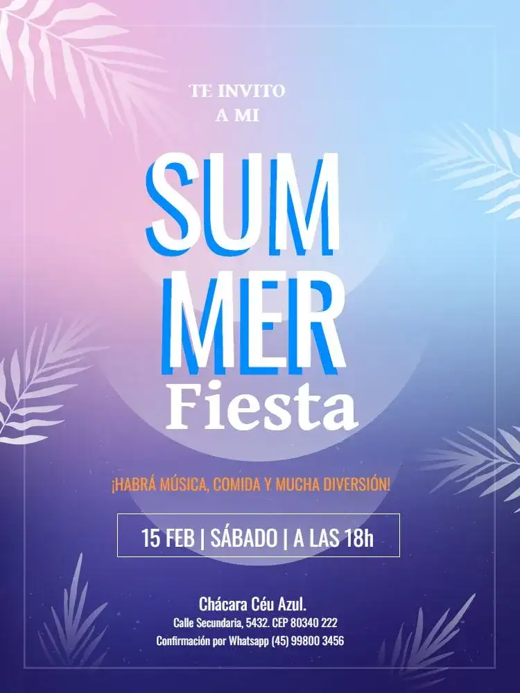 Fiesta de Verano Infantil