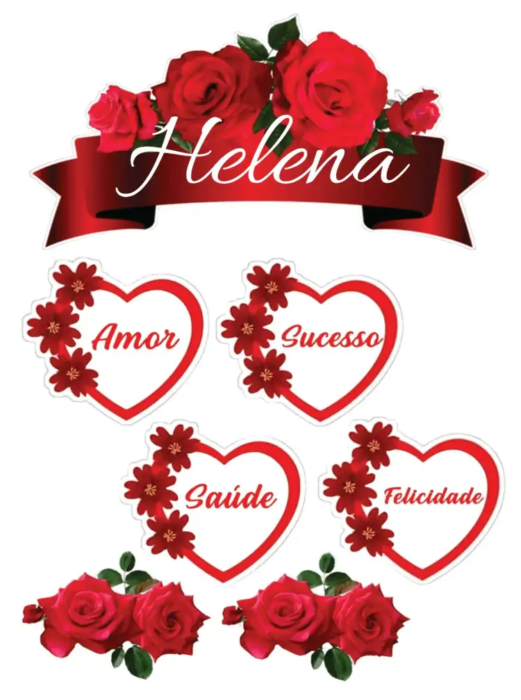 Invitación Rosas Rojas – tema Topper de torta floral, elegante, vibrante, romántico, moderno