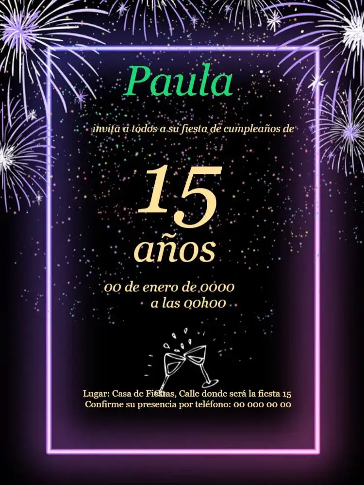 Invitación Aniversario 15 Años Debutante Tintin Dorado – tema 15 años dorado, elegante, brillante, moderno, fiesta de quinceañera