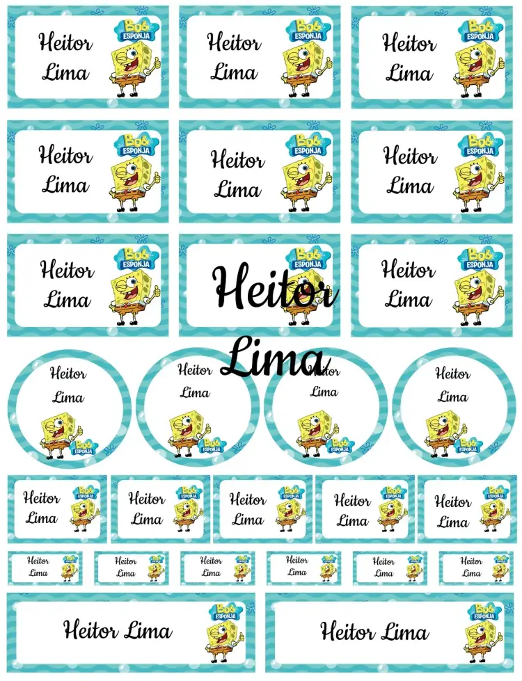 Invitación Bob Esponja