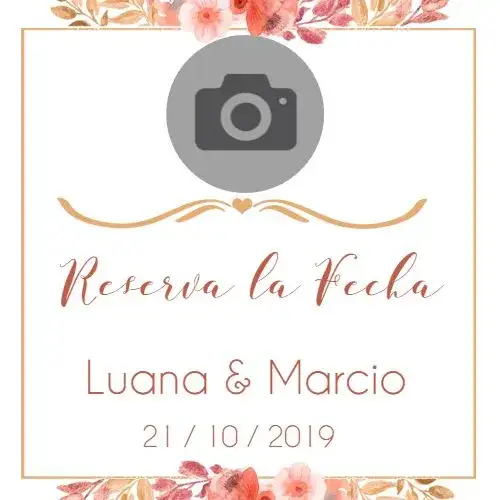 Invitación Save The Date Flores De Invierno Digital – tema Cumpleaños floral, delicado, femenino, blanco, moderno