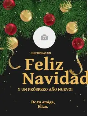 Tarjeta De Navidad Festividades