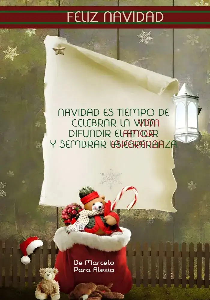 Invitación Tarjeta De Navidad Gorro – tema Fechas Conmemorativas rojo y verde, navideño, divertido, infantil, de peluche, colorido