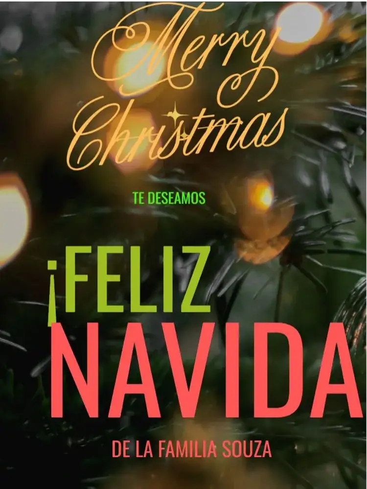Tarjeta Navidad Feliz Noel Para Regalo Alegre