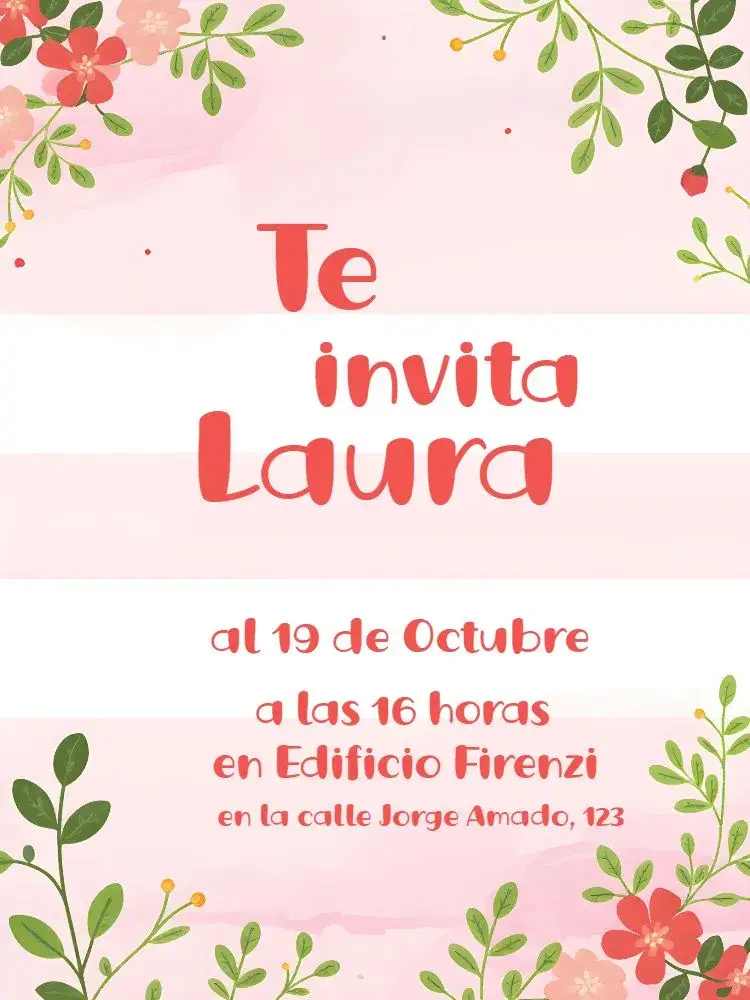 Invitación Despedida de Soltera