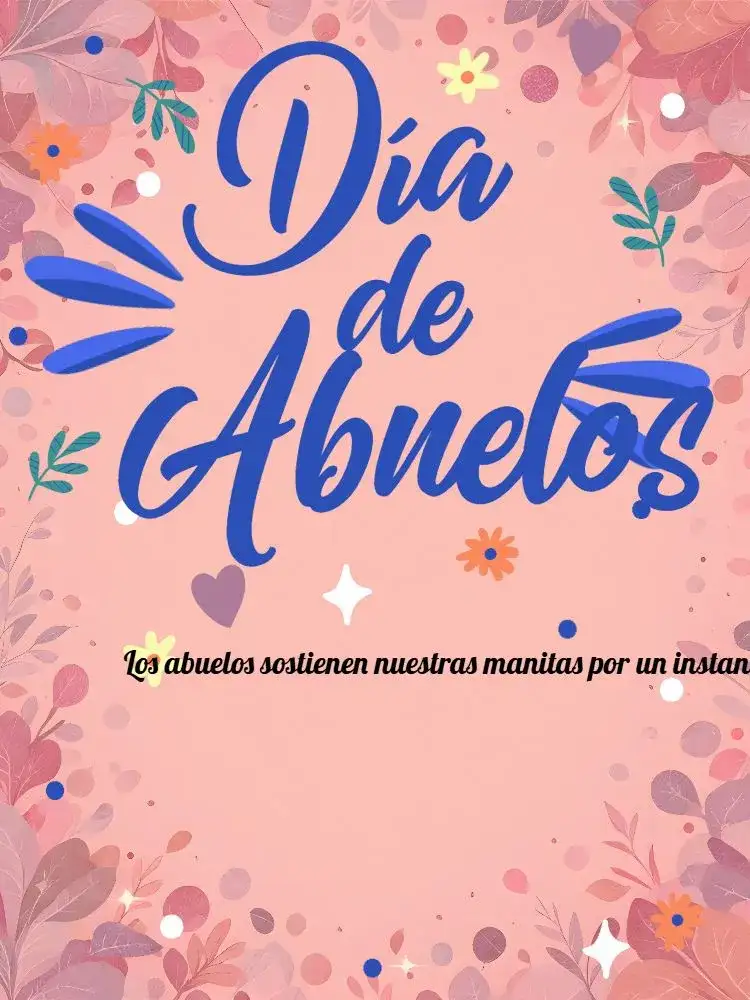 Tarjeta Día De Los Abuelos Felicitaciones