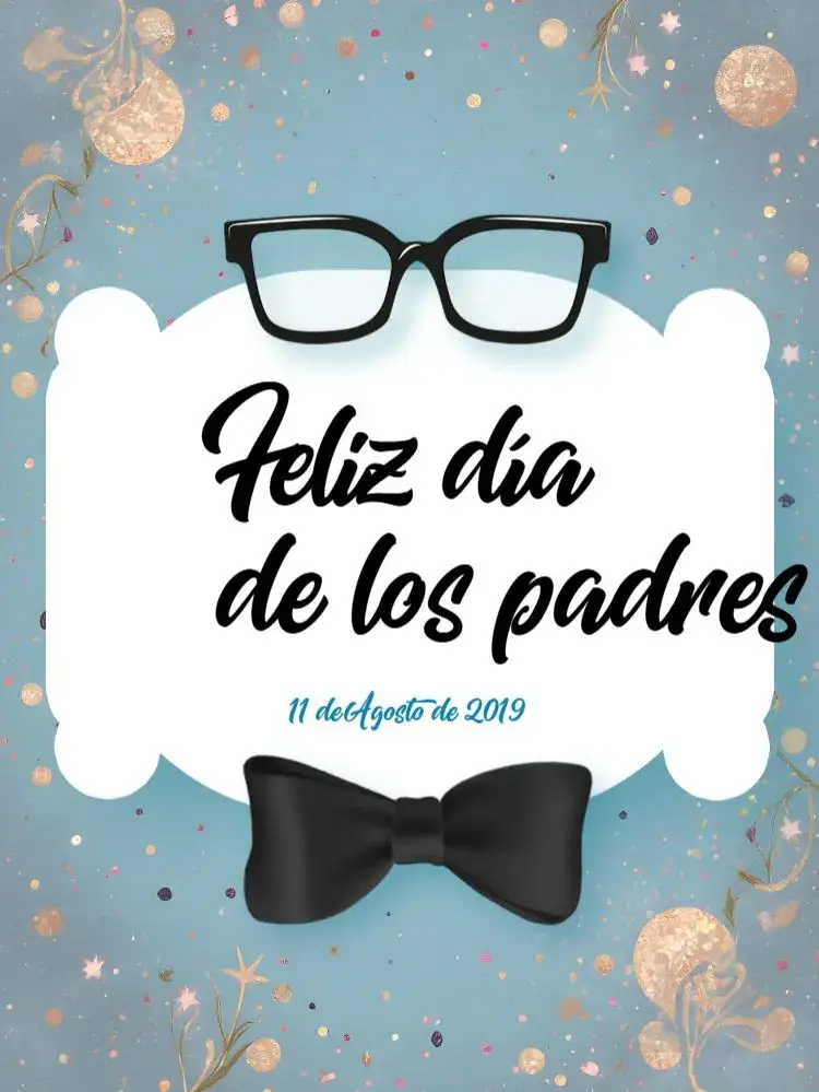 Invitación Publicación Día Del Padre Paterno – tema Más buscados moderno, elegante, claro, colorido, minimalista