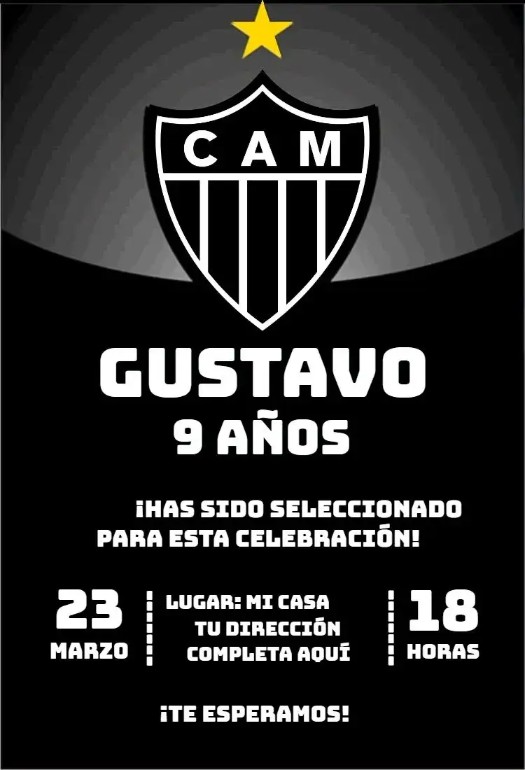 Invitación Atlético Mineiro