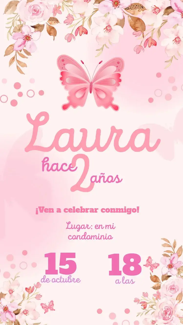 Invitación Jardín encantado